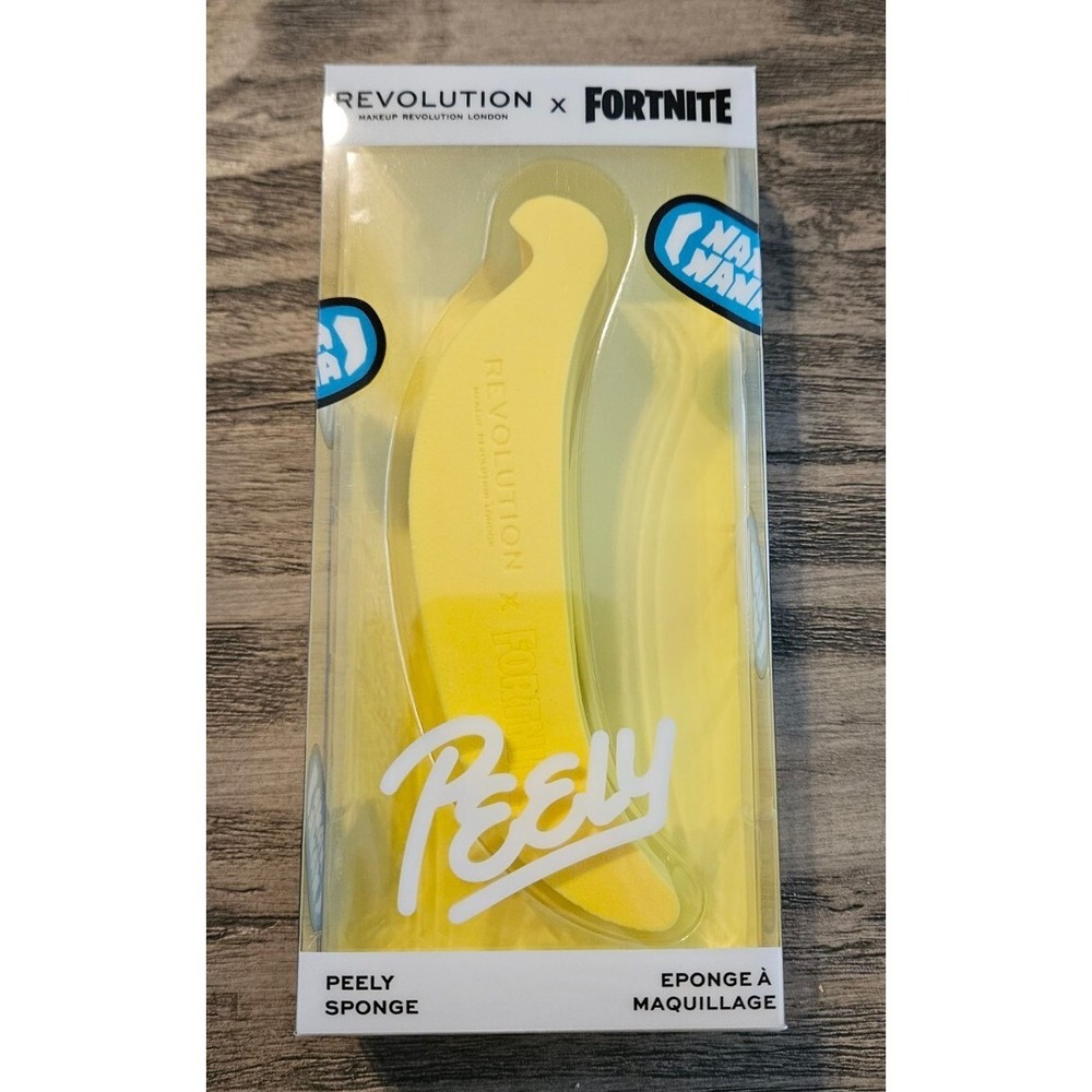 NIP Makeup Revolution X Fortnite PEELY Banana Blender Sponge